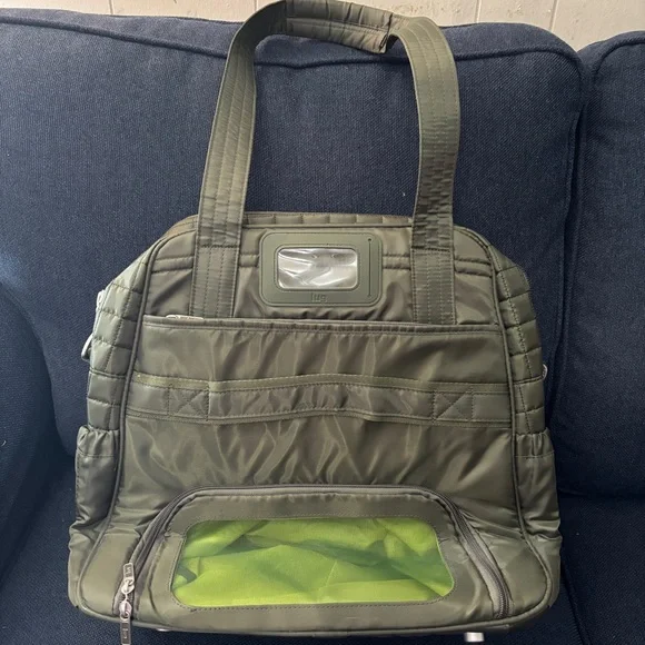 Lug Puddle Jumper LE Convertible Tote Bag in Forest Green - Picture 2 of 2